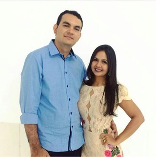 Gabriela Cortez Cavalcante e seu marido, Adriano Barros Silva