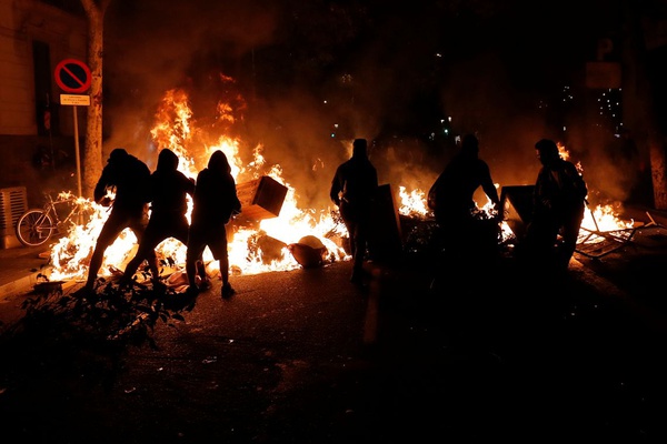 Protestos foram contra a prisão de líderes que lutam por independência