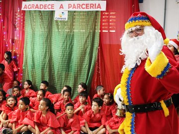 CMEI Natureza recebe lançamento da campanha Papai Noel dos Correios 2019