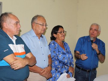 O encontro contou com a presença do ex-deputado Dr. Pessoa (MDB), que é pré-candidato a prefeito.