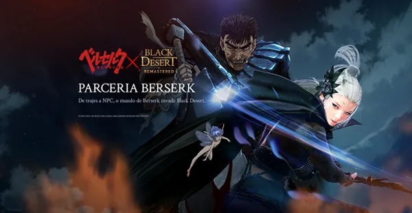 Resgate as armaduras de Guts e Griffith por tempo limitado