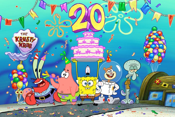 Comemoração de 20 anos de Bob Esponja