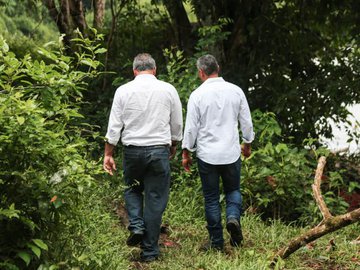 Secretário Marcelo Coelho e prefeito de Morros, Sidrack Feitosa