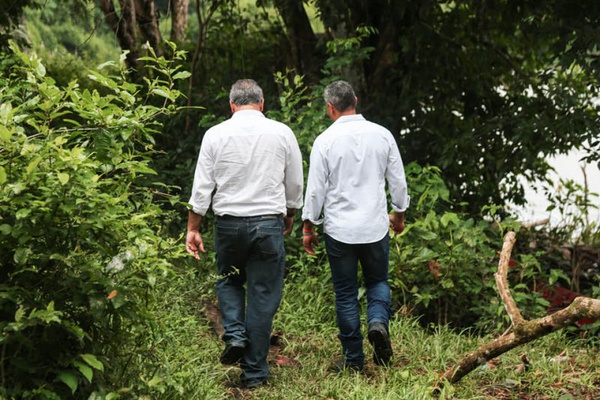 Secretário Marcelo Coelho e prefeito de Morros, Sidrack Feitosa