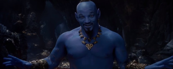 Will Smith como o Gênio de Alladin