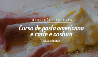 Cursos de pasta americana e corte e costura