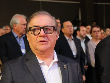 Ministro da Educação, Ricardo Vélez em evento no interior de São Paulo nesta sexta-feira (5)