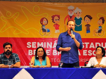 Márcio Honaiser participou da abertura do Seminário sobre BPC