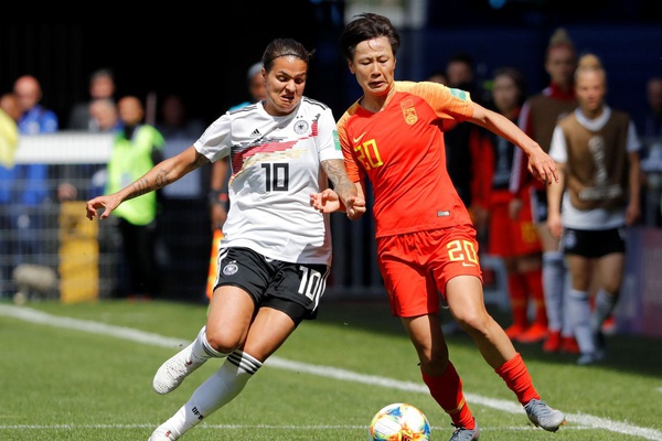 A bicampeã Alemanha enfrenta a China na Copa da França