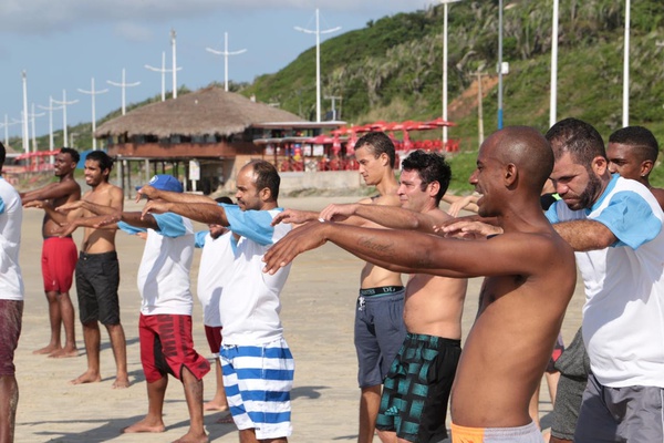 Atividades aconteceram na praia