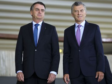 Bolsonaro e Macri se reúnem em Buenos Aires nesta quinta-feira