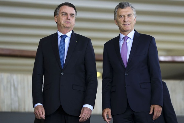 Bolsonaro e Macri se reúnem em Buenos Aires nesta quinta-feira