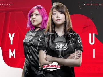 Novas jogadoras da INTZ, Yatsu e a Mayumi