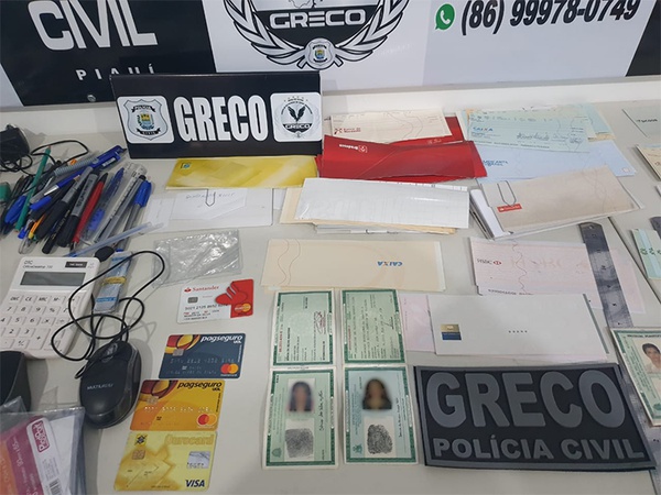Suspeitos de falsificar cheques são presos em banco no Centro de Teresina