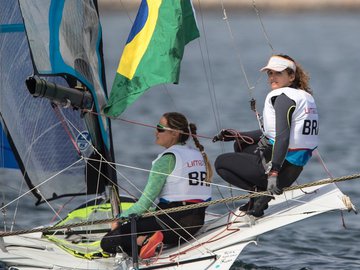 Kahena Kunze e Martine Grael