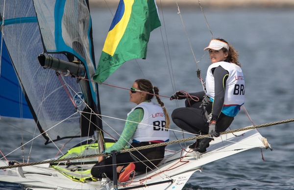 Kahena Kunze e Martine Grael