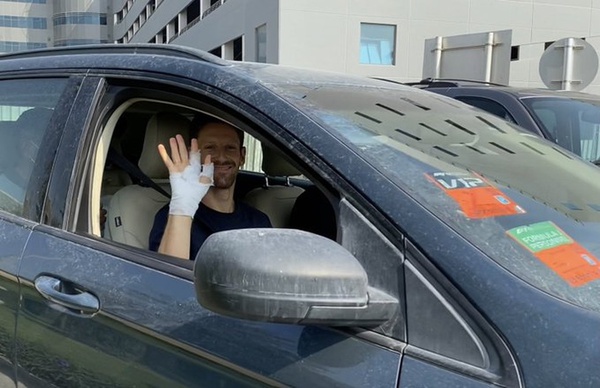 Romain Grosjean, piloto da Haas, deixa hospital em Barein após três dias internado