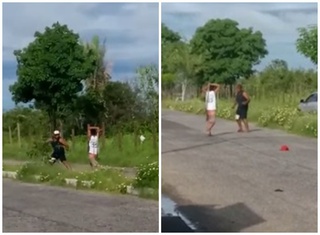 Homem é ferido com foice durante briga em avenida na zona Norte