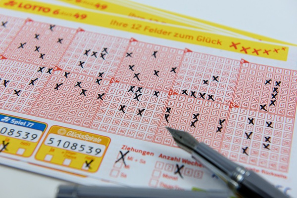 Bilhete de loteria da Lotto alemã, imagem ilustrativa