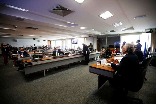 Plenário da CPI da Covid no Senado