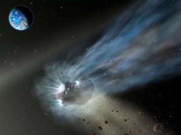 Um cometa que acredita-se ter 155 km de diâmetro e nque não nos visitou nos últimos 3 milhões de anos está vindo em nossa direção.