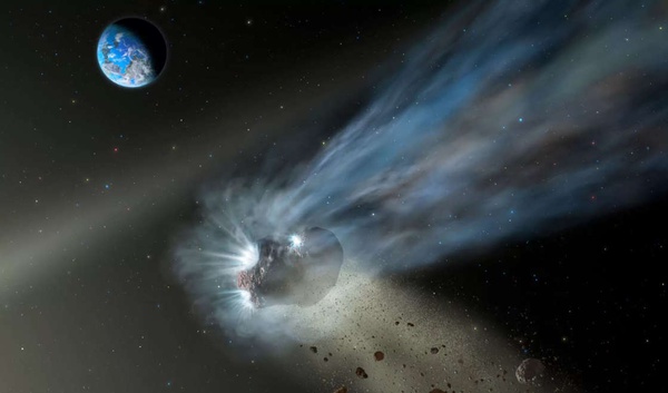 Um cometa que acredita-se ter 155 km de diâmetro e nque não nos visitou nos últimos 3 milhões de anos está vindo em nossa direção.