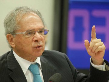 O ministro da Economia, Paulo Guedes; críticas ao modelo intervencionista de governo.