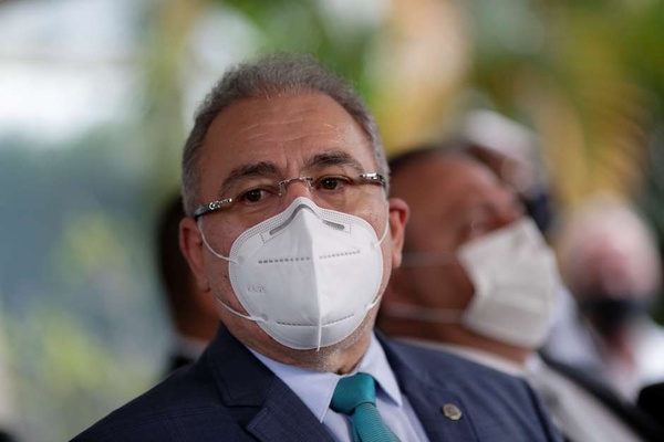 Ministro da Saúde, Marcelo Queiroga, em Brasília 16/03/2021