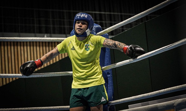 A boxeadora Bia Ferreira é uma das principais apostas para a medalha