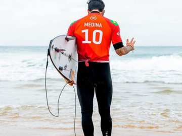 Gabriel Medina agradece torcida
