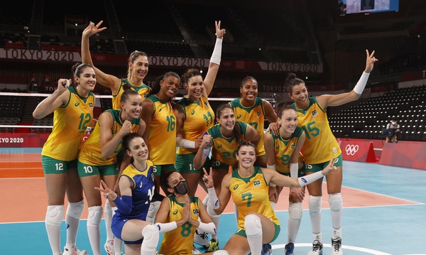 Invictas na Olimpíada, brasileiras ficaram na 1ª posição do Grupo A