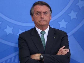 O presidente Jair Bolsonaro (PL) participa de evento de lançamento do programa Rodovida 2022, em Brasília.