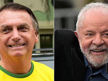 O atual presidente Jair Bolsonaro e o ex-presidente Lula disputam a Presidência do Brasil no segundo turno das eleições.