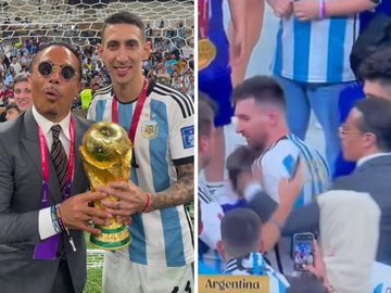 Di Maria, o chef Nusr-et e Lionel Messi