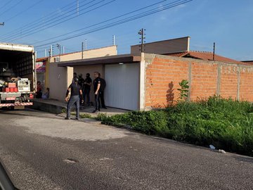 Material apreendido na casa de Gabriel durante operação no dia 14 de dezembro