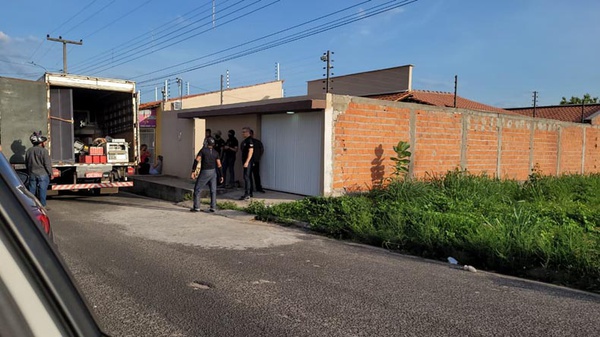 Material apreendido na casa de Gabriel durante operação no dia 14 de dezembro