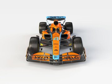 McLaren apresenta MCL36 carregada no preto na pintura laranja e com lateral alongada