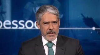 Bonner comanda o Jornal Nacional