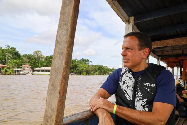 O ex-governador João Doria em foto de abril.