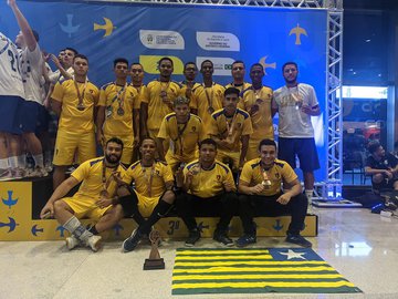 Handebol masculino conquista bronze e Piauí fecha Jogos Universitários com 17 medalhas