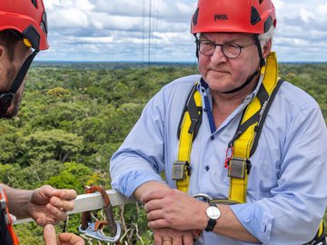 Em Manaus, presidente alemão prometeu investimentos de € 35 milhões