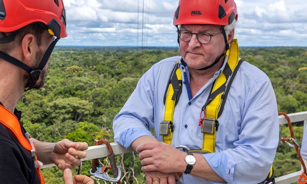 Em Manaus, presidente alemão prometeu investimentos de € 35 milhões