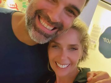 Tadeu Schmidt e Adriane Galisteu se encontraram por acaso