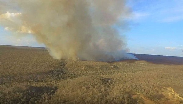 Focos de incêndio em Pio IX já duram 7 dias e Bombeiros garantem segurança de casas