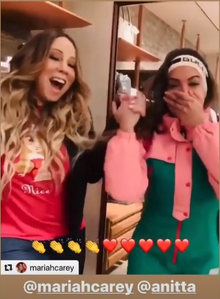 Anitta conhece Mariah Carey e realiza um sonho