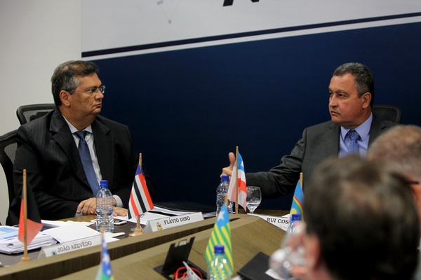 Flávio Dino participou da primeira reunião do Consórcio nesta segunda, 29 (Secom/Bahia)
