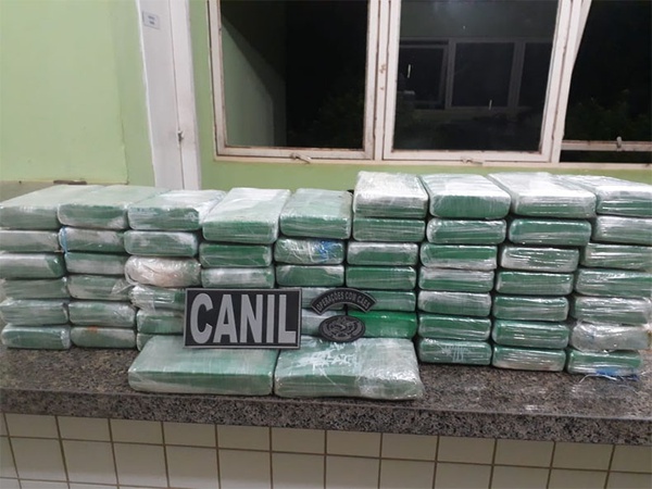 Motorista é flagrado transportando carga de cocaína avaliada em R$ 1,5 milhão