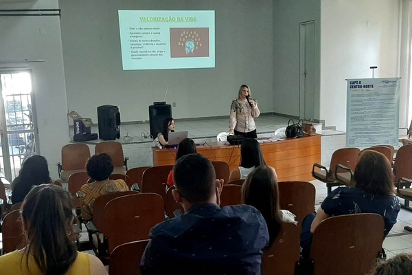 Servidores da FMS participam de palestra sobre saúde mental