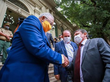 “Estou pronto para parceria” diz governador ao se reunir pela 1ª vez com Dr. Pessoa