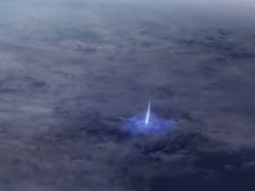 'Jatos azuis' são flagrados pela Estação Espacial Internacional